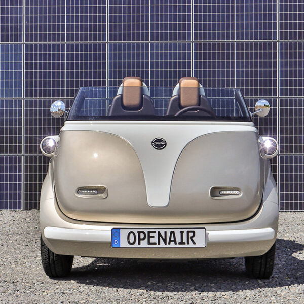 Evetta Openair la Bubble Car elettrica ora è cabrio