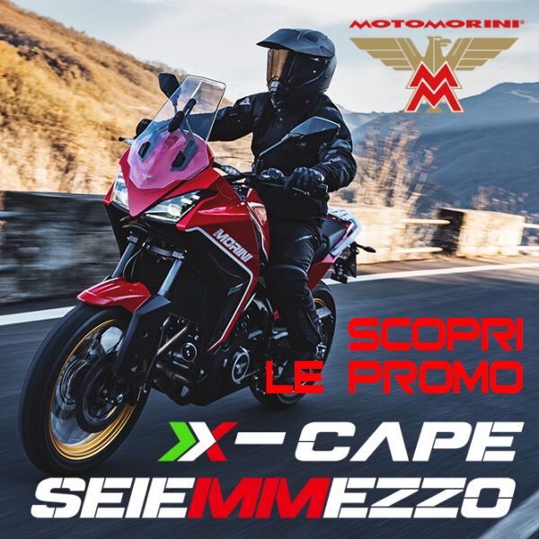 Moto Morini X-Cape 650 e Seiemmezzo in promozione