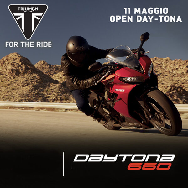 Triumph Daytona 660 Open Day per scoprire la nuova Brit-Sport