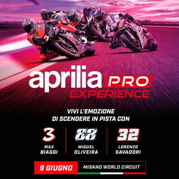 Aprilia Pro Experience: giornata in pista con i piloti