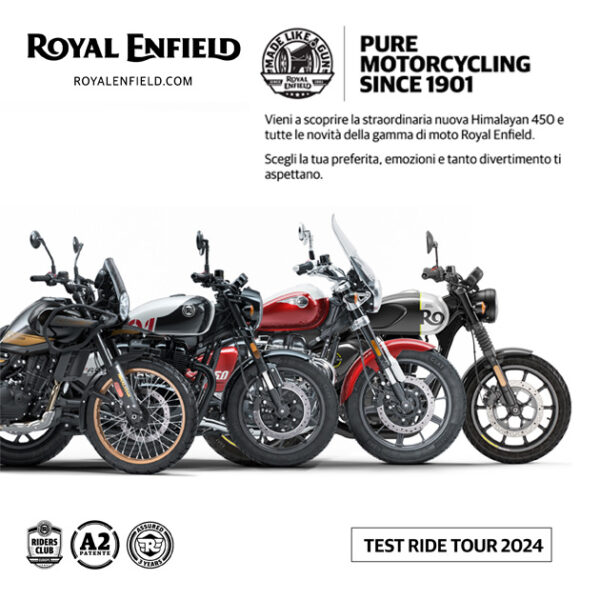 Royal Enfield Test Ride Tour 2024: avventura lunga un’estate