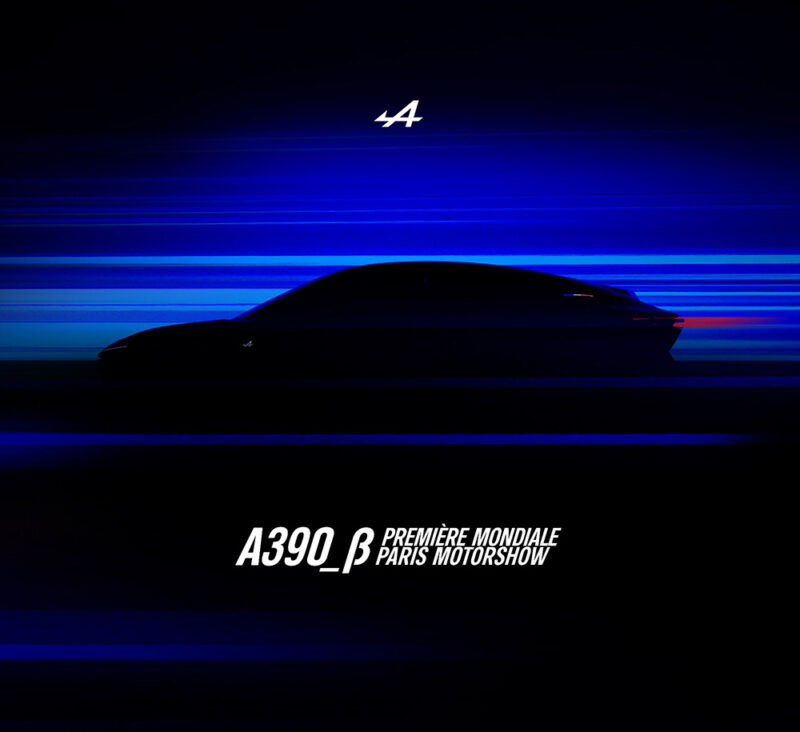 Alpine A390_β: fastback sportiva elettrica in arrivo