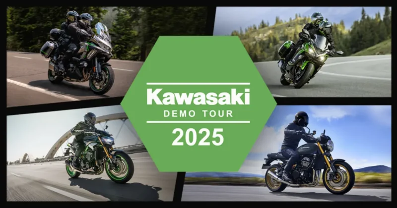 Kawasaki Demo Tour 2025: test ride tutto adrenalina  